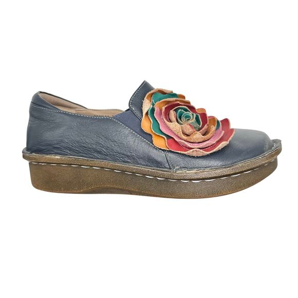 L’Artiste Spring Step | Women | Emilia Leather Floral Slip On Shoes | Sz 5.5-6 - Picture 13 of 13